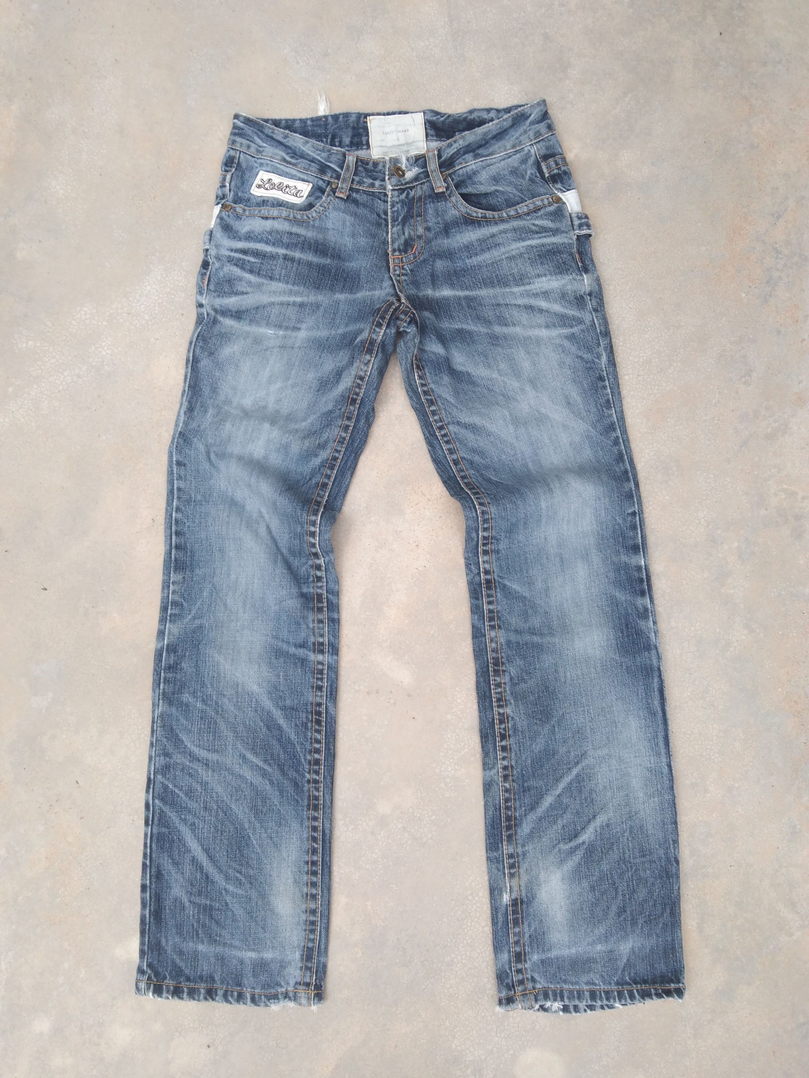 Japanese Brand × Jean × Vintage Vintage Distressed Yoshitomo Nara Lolita Jeans 28x30 Size US 28 / EU 44 - 2 Thumbnail
