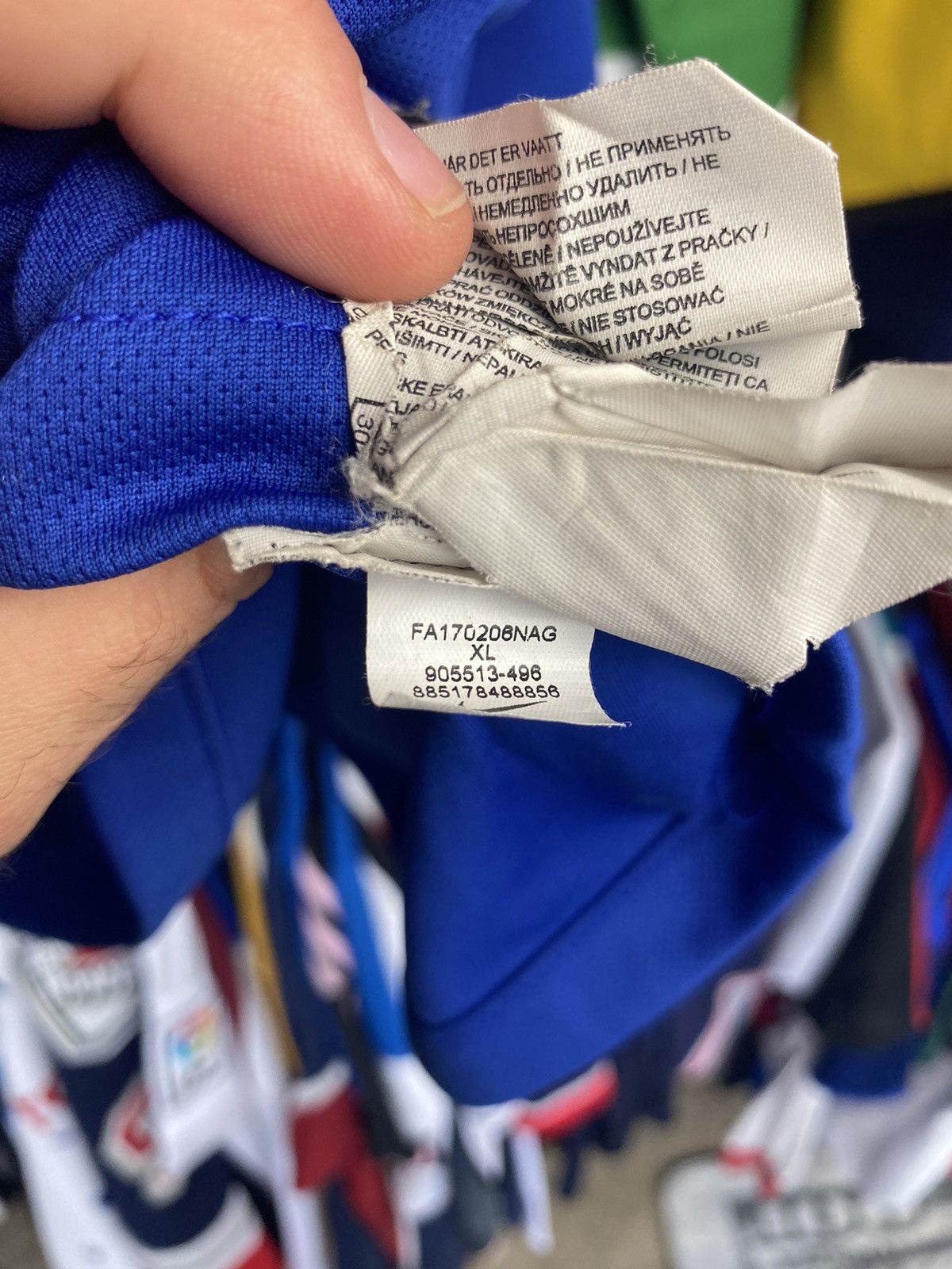 Nike 2017/18 NIKE CHELSEA HOME SOCCER FOOTBALL JERSEY SHIRT Size US XL / EU 56 / 4 - 9 Thumbnail