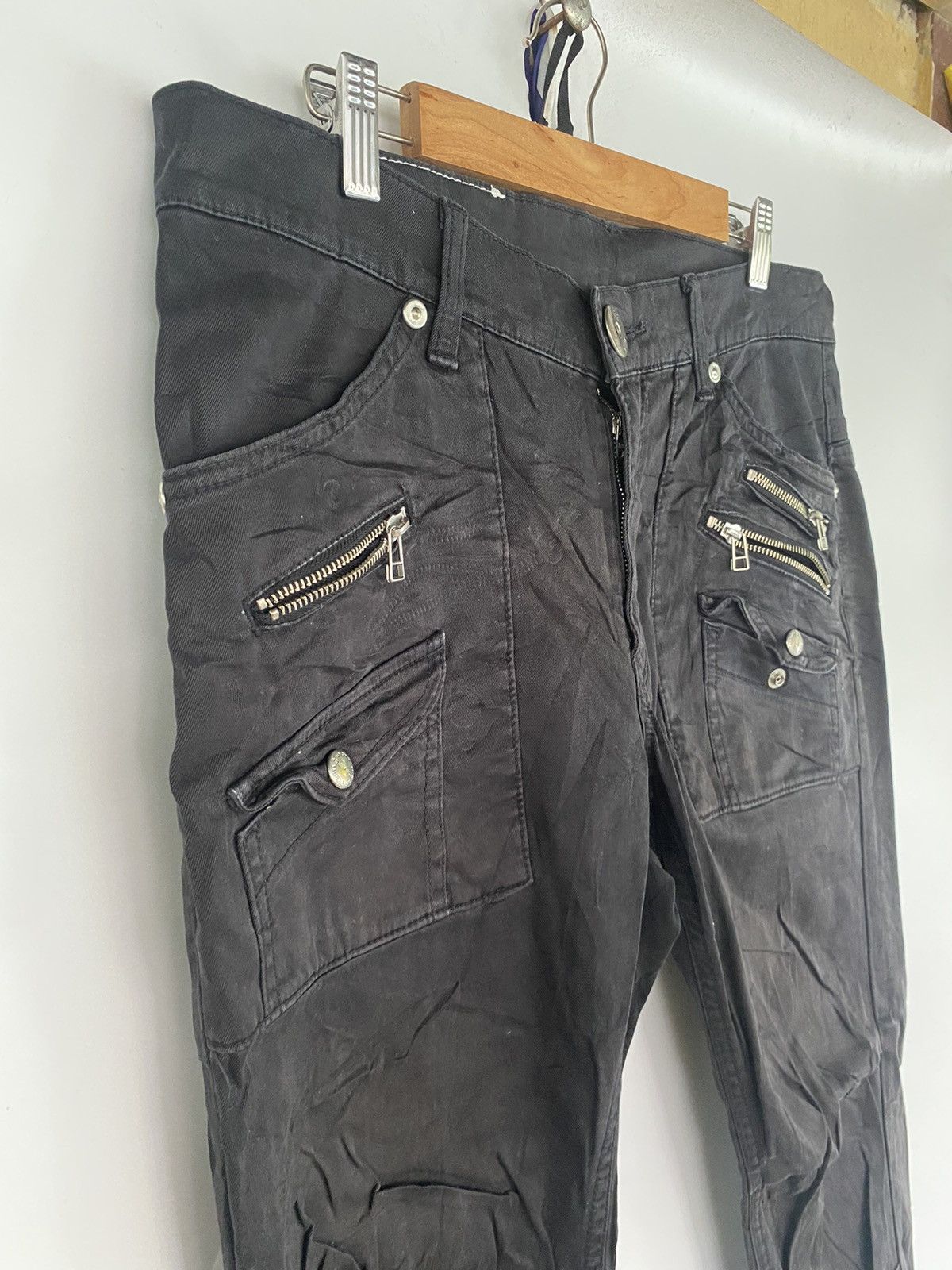 Cowboy Equipment × Lee LEE Cowboy Zipper Black Pants Size US 36 / EU 52 - 5 Thumbnail
