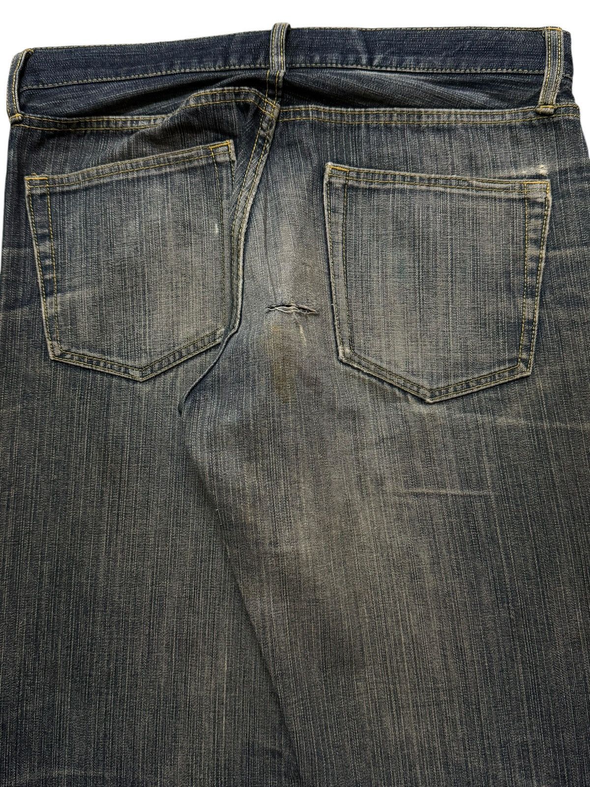 14th Addiction Vintage Y2K Japanese Brand Mud Wash Whisker Regular Straight Size US 32 / EU 48 - 5 Thumbnail