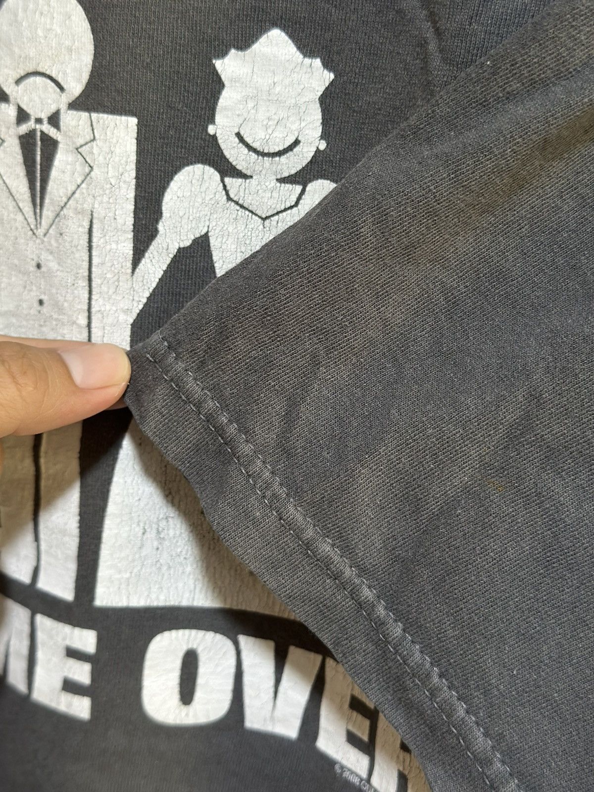 Alstyle Thrashed Vintage Game Over Faded Tee Size US XL / EU 56 / 4 - 8 Thumbnail
