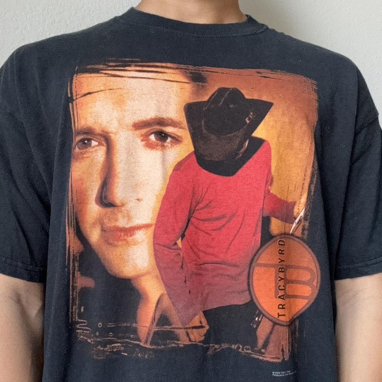 Band Tees × Vintage Vintage Tracy Byrd 2002 Band Graphics Black Tee Shirt Size US XL / EU 56 / 4 - 1 Thumbnail