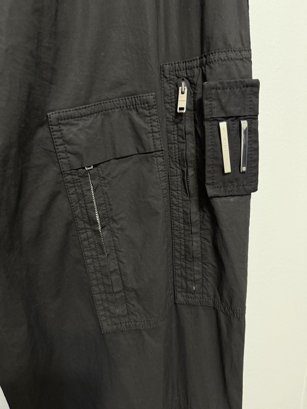 Givenchy Givenchy Black Poplin Cargo Pant Size US 38 / EU 54 - 5 Thumbnail