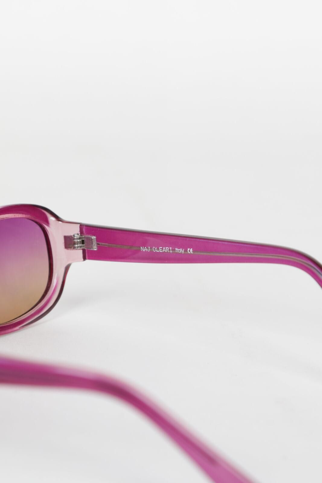 Other 90's Naj Oleari Fuchsia Oval Sunglasses Size ONE SIZE - 4 Thumbnail