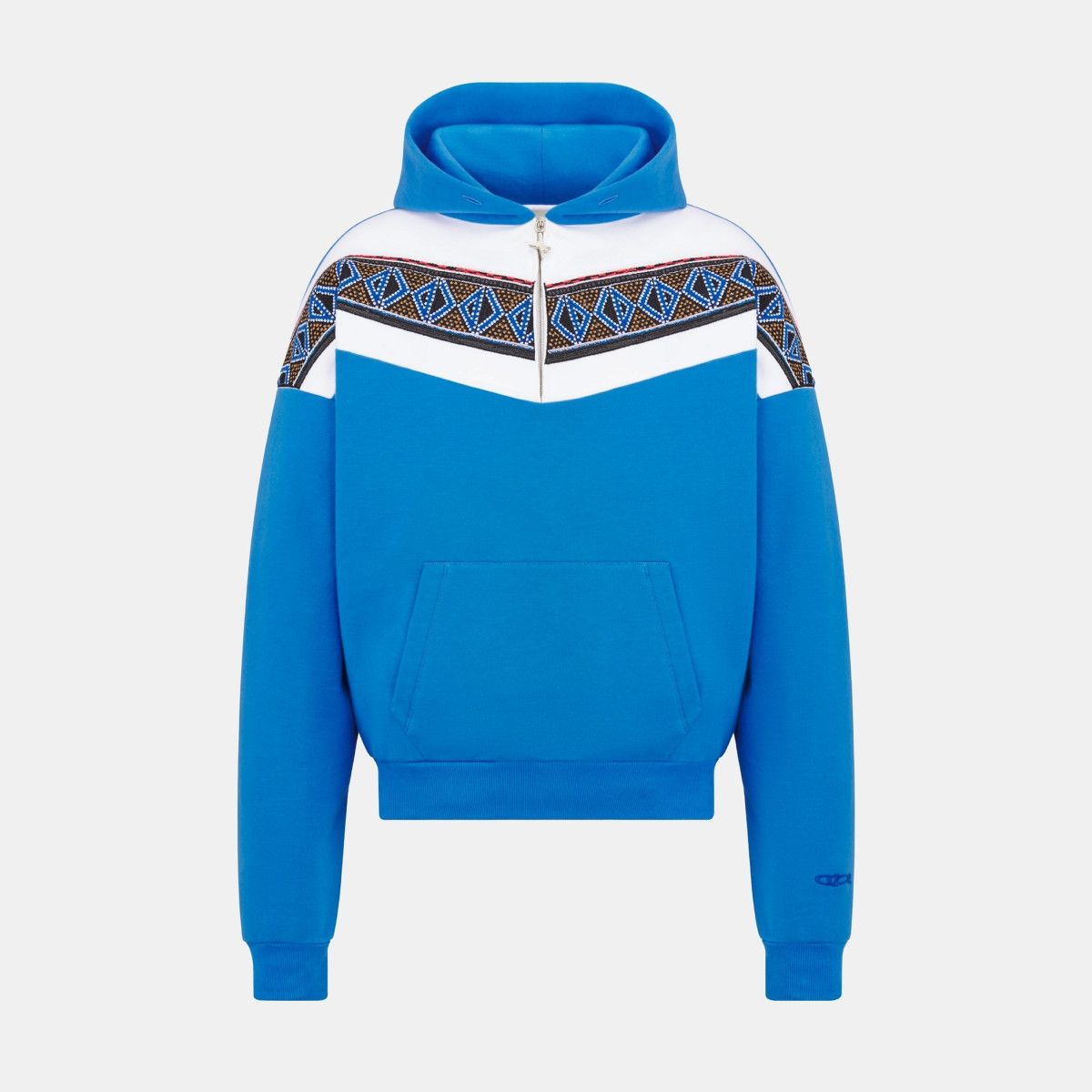 Dior o1bcso1str0326 CD Diamond Hooded Sweatshirt in Blue Size US S / EU 44-46 / 1 - 1 Thumbnail