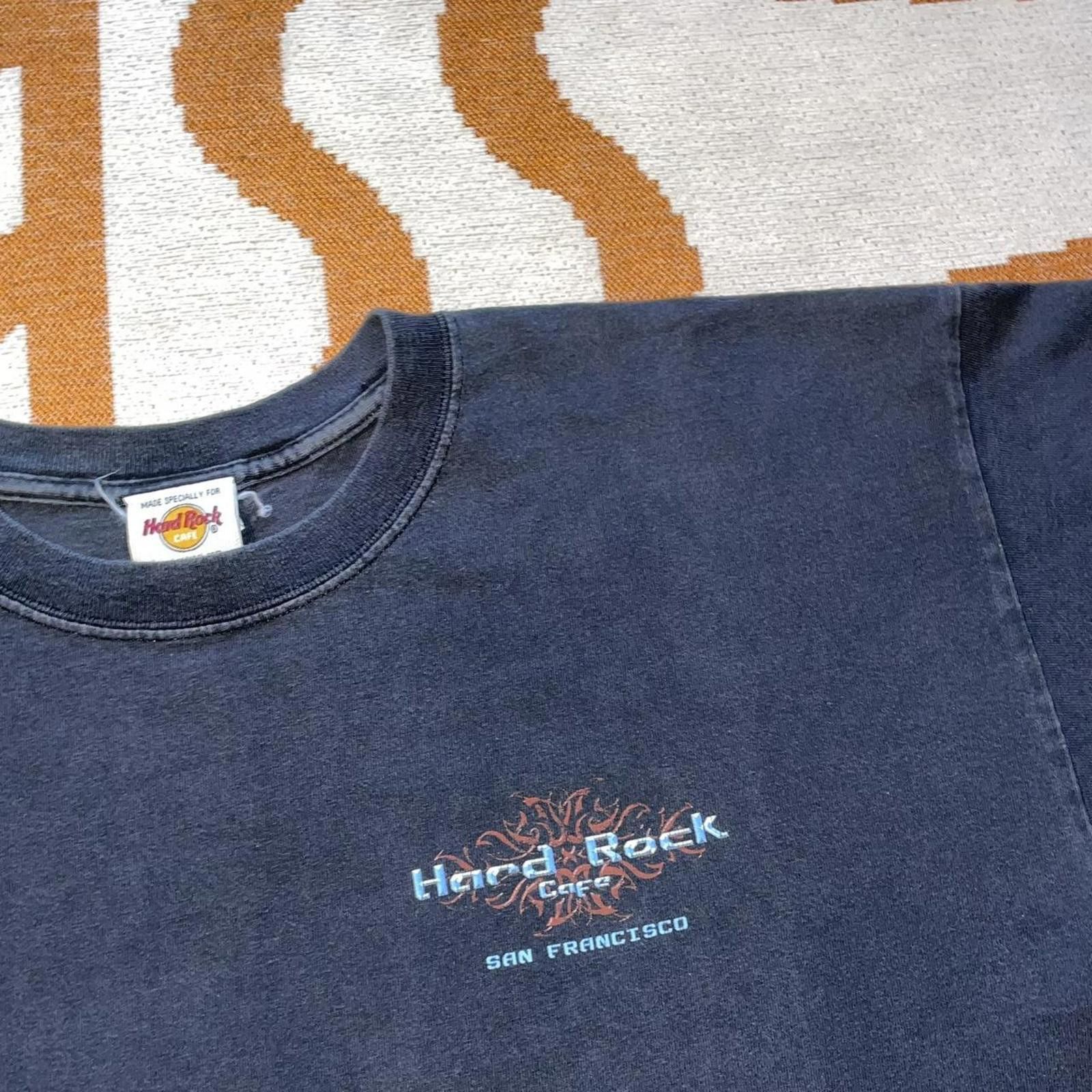 Hard Rock Cafe Hard Rock Cafe 00s Guitar Print T-Shirt XL Size US XL / EU 56 / 4 - 4 Thumbnail