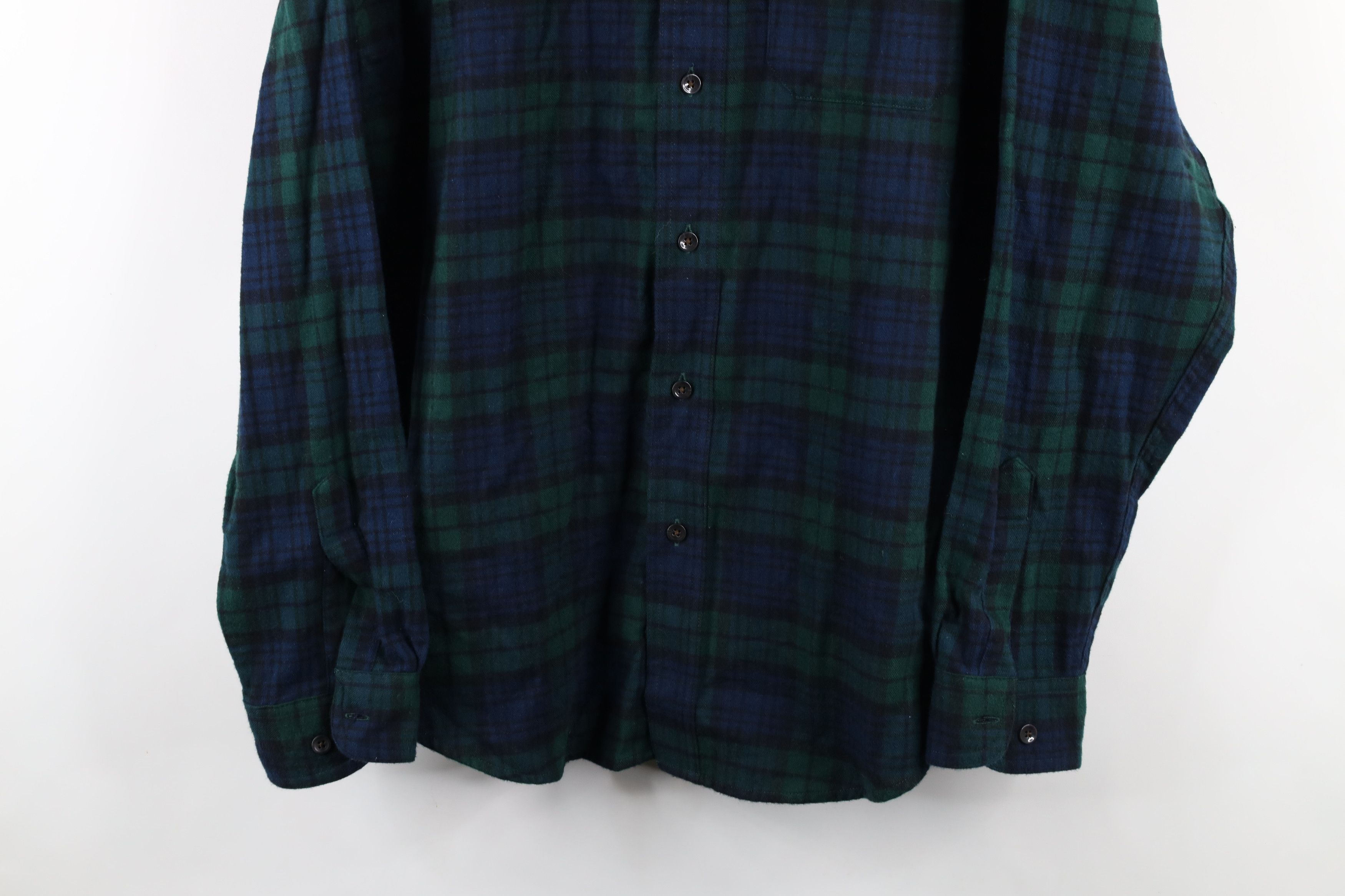L.L. Bean × Vintage Vintage LL Bean Flannel Collared Button Down Shirt Plaid Size US M / EU 48-50 / 2 - 3 Thumbnail