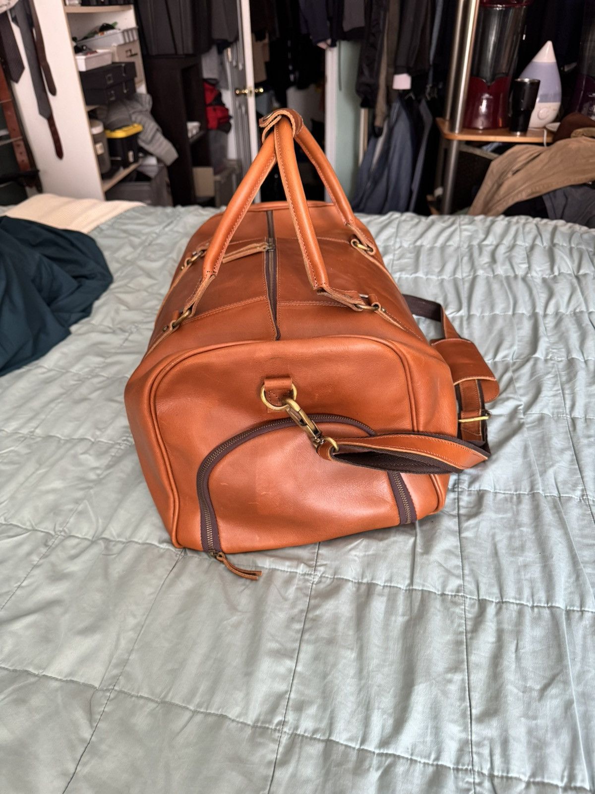 Other Authentic leather gym bag Size ONE SIZE - 4 Thumbnail