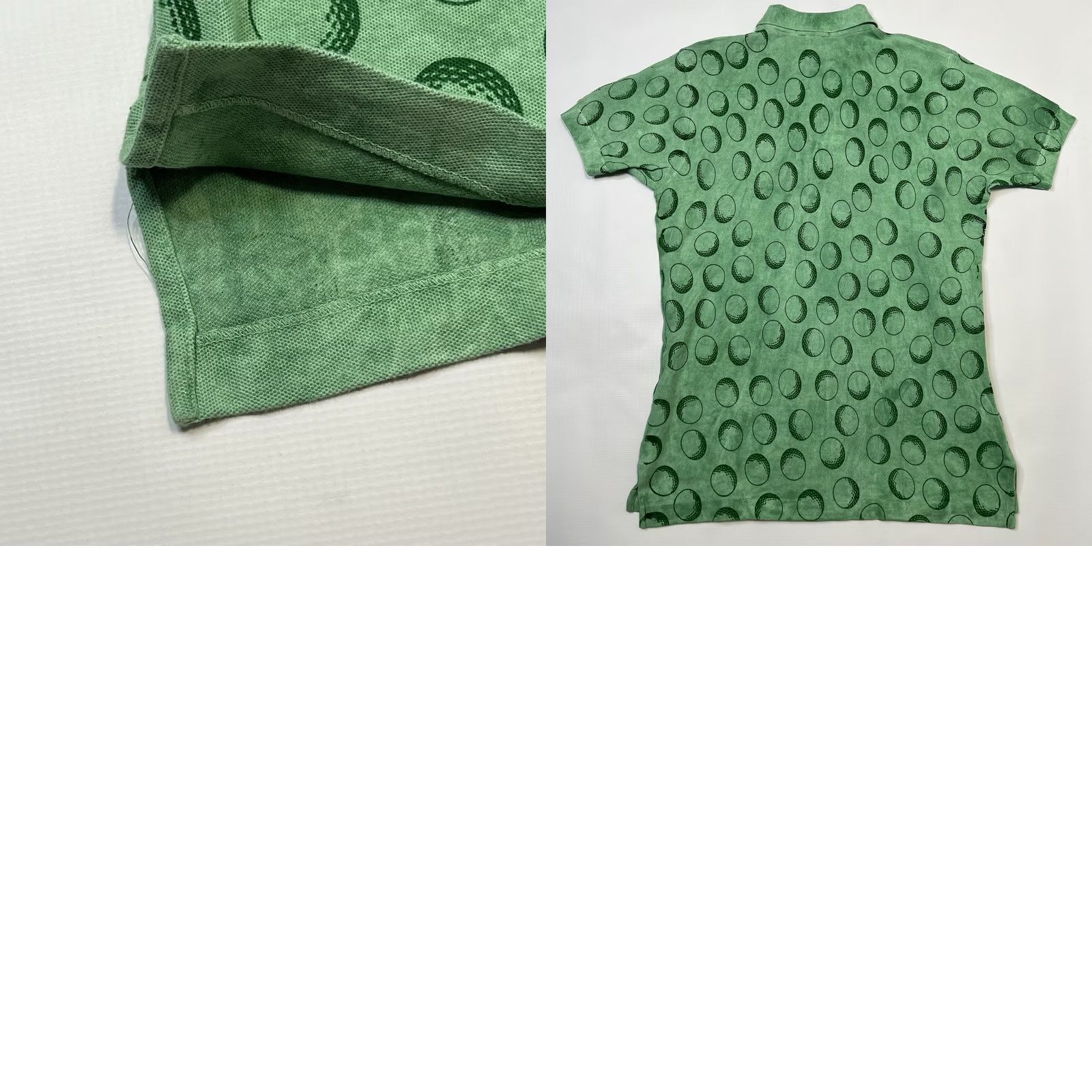 Vintage VINTAGE Fairway Blues Polo Shirt Mens S Green Golf Ball All Over Print Made In USA Shirt Mens S Green Golf Ball Polo Shirt Size US S / EU 44-46 / 1 - 8 Thumbnail