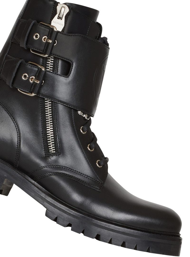 Balmain o1y0426 Ankle Boots in Black Size US 6 / EU 39 - 2 Thumbnail