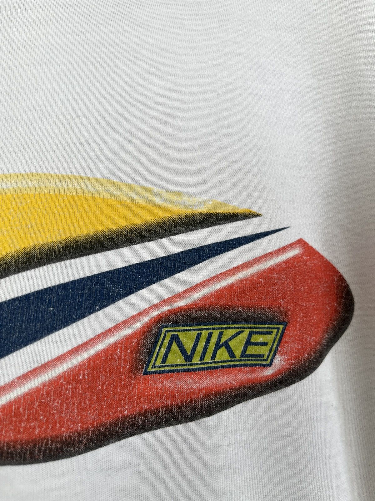 Nike Nike Vintage Big Logo Wide T-shirt Size US L / EU 52-54 / 3 - 3 Thumbnail