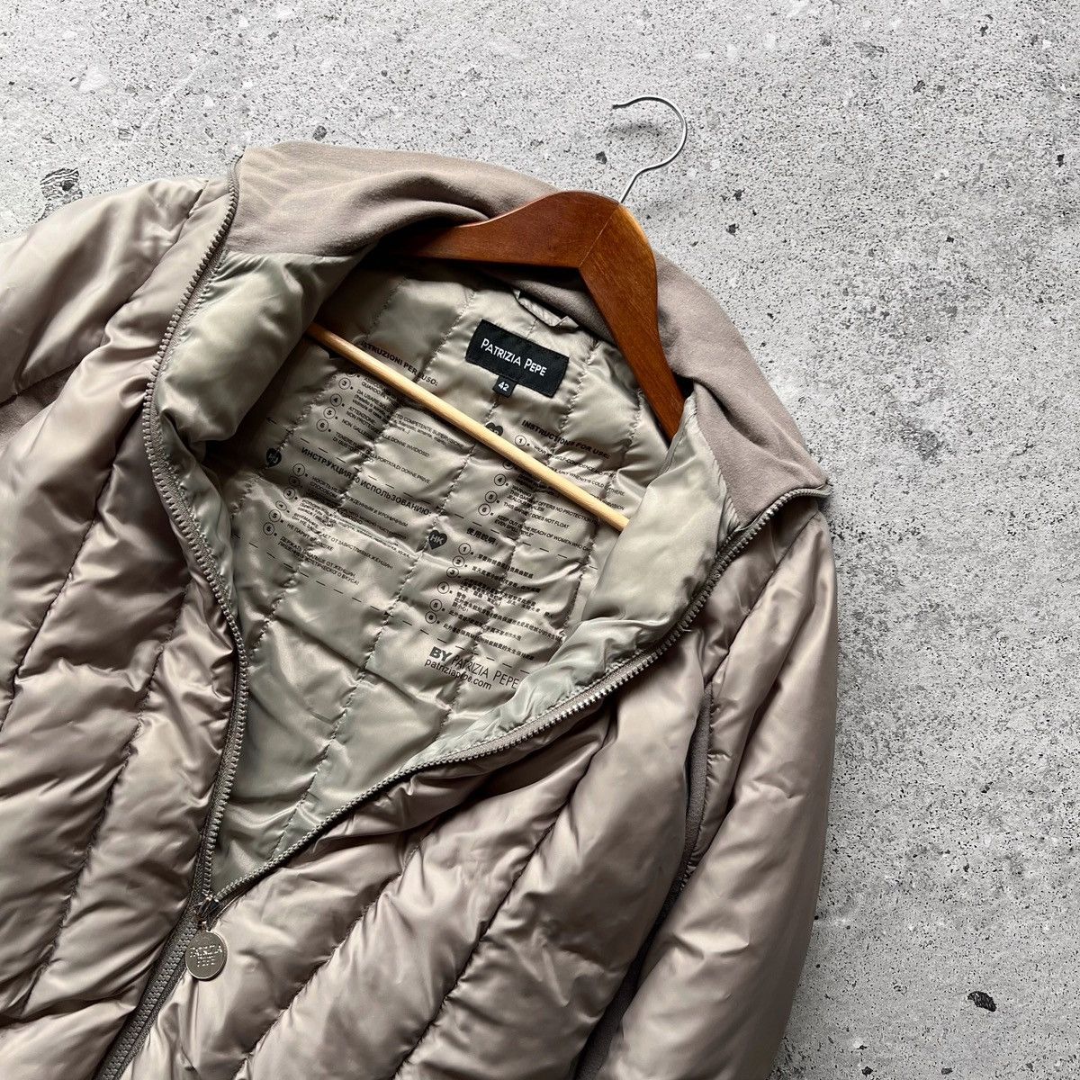 Patrizia Pepe Patrizia Pepe Womens Premium Goose Down Jacket Full Zip Size S / US 4 / IT 40 - 8 Thumbnail