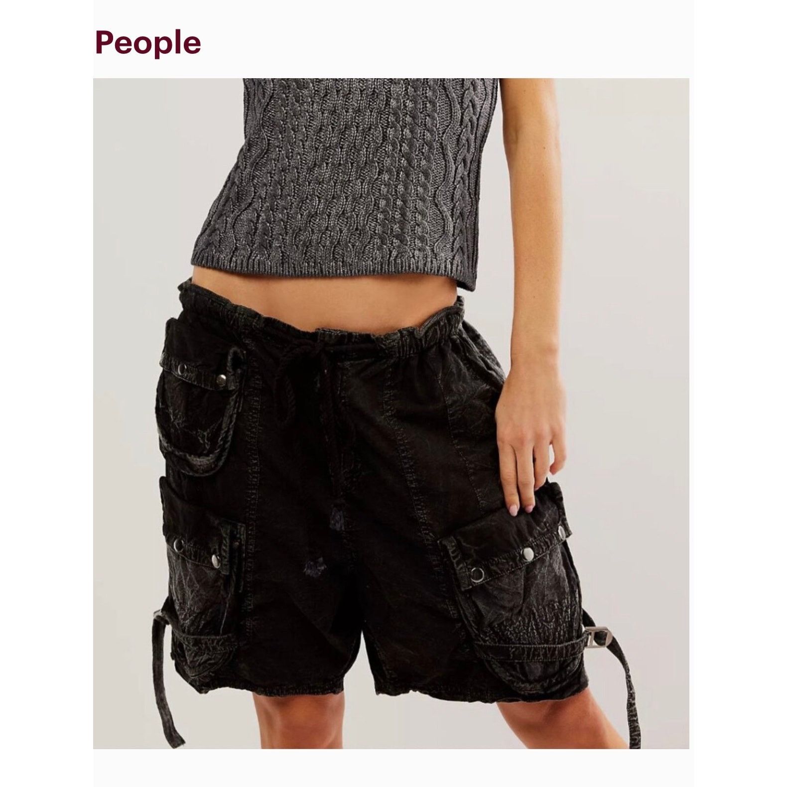 Free People Free People Moon Bay Parachute Shorts Women’s Size M Size 24" / US 00 / IT 34 - 2 Thumbnail