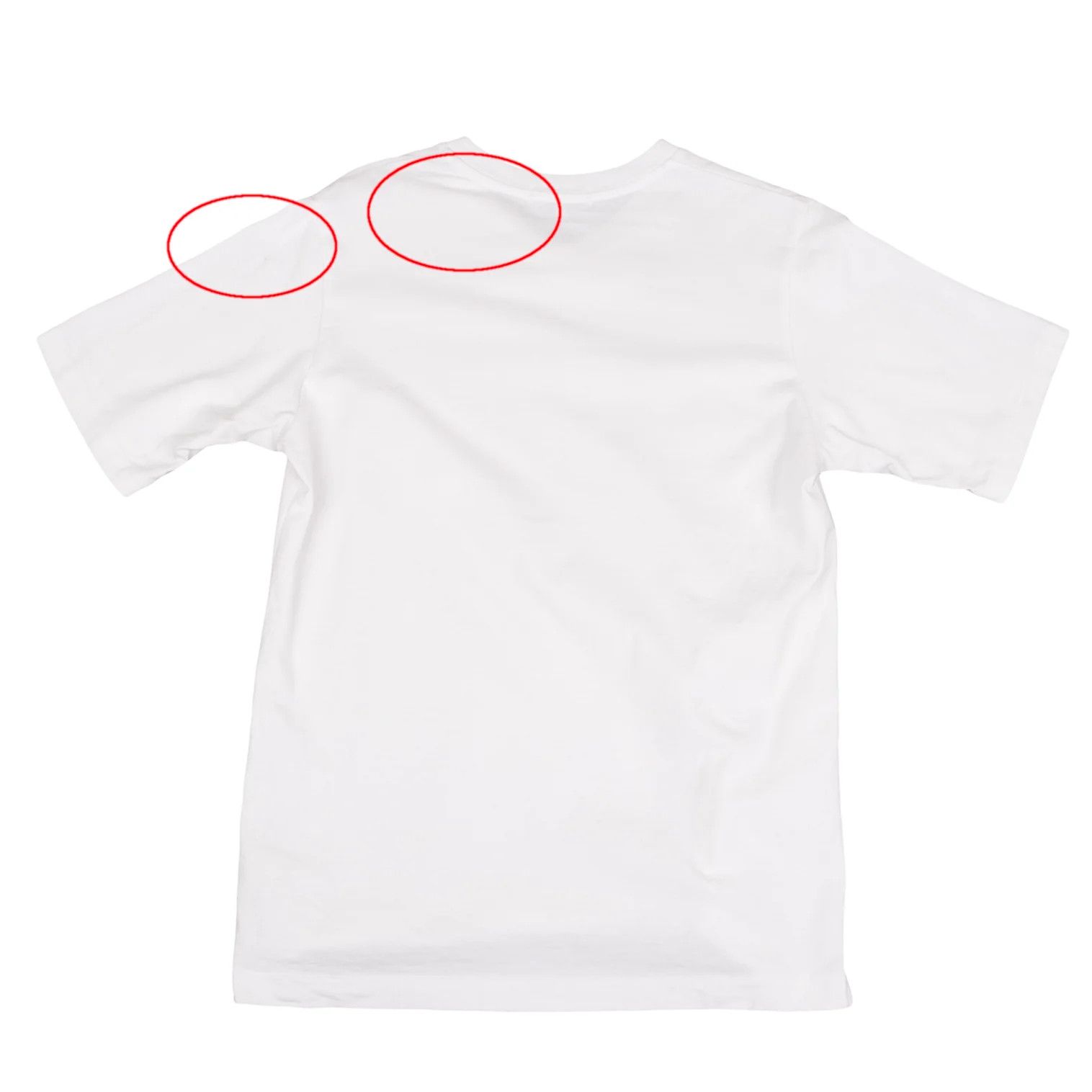 Yohji Yamamoto Yohji Yamamoto Side Tag V-Neck T-Shirt White Size US M / EU 48-50 / 2 - 9 Thumbnail