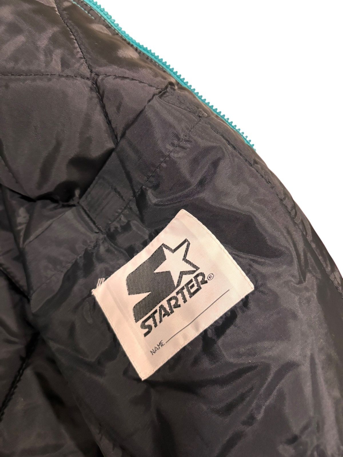 Starter Vintage 90s Florida Marlins Starter Puffer Jacket Mens L Size US L / EU 52-54 / 3 - 9 Thumbnail