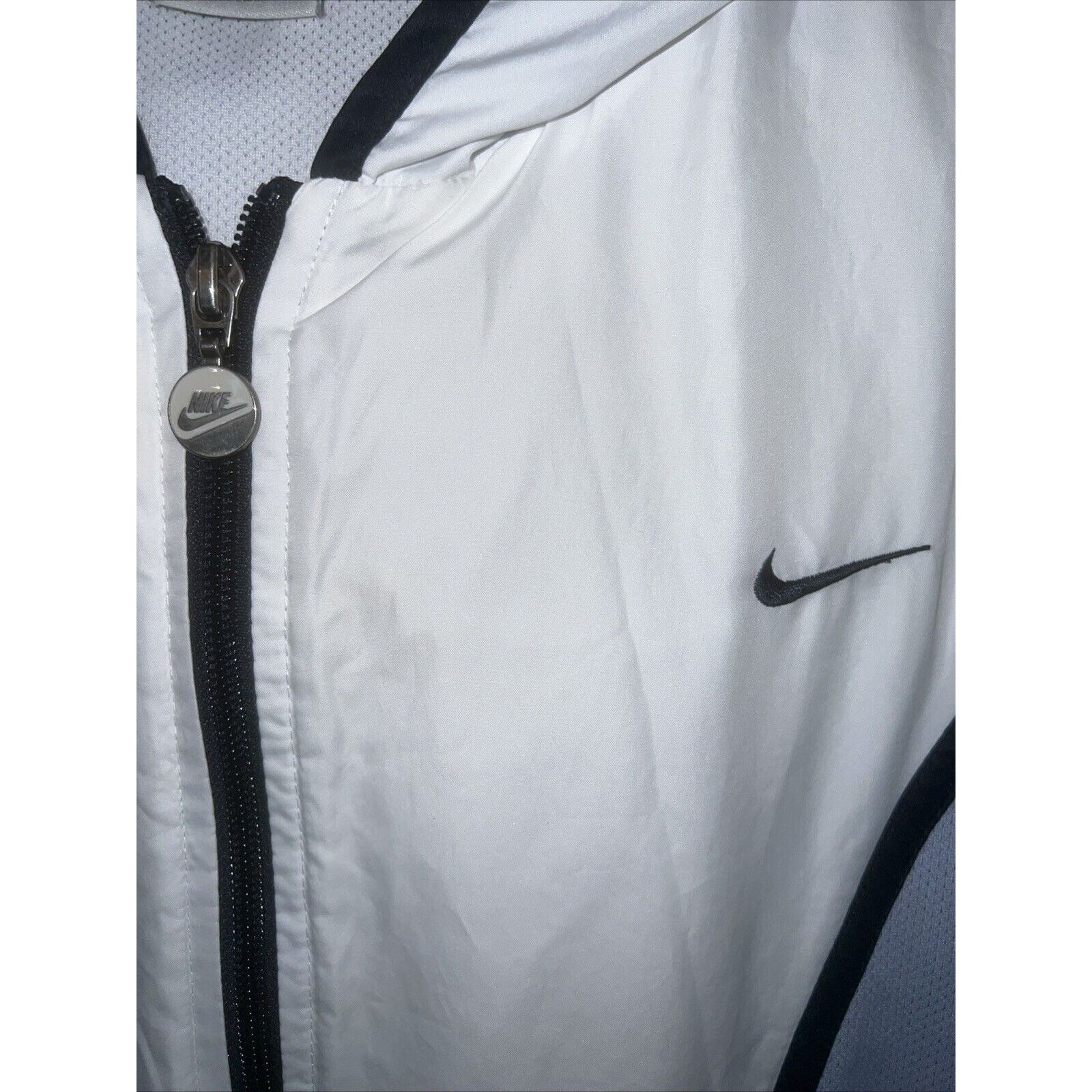 Nike Nike Windrunner Jacket Women's XL Hooded Zip Running White Size XL / US 12-14 / IT 48-50 - 2 Thumbnail