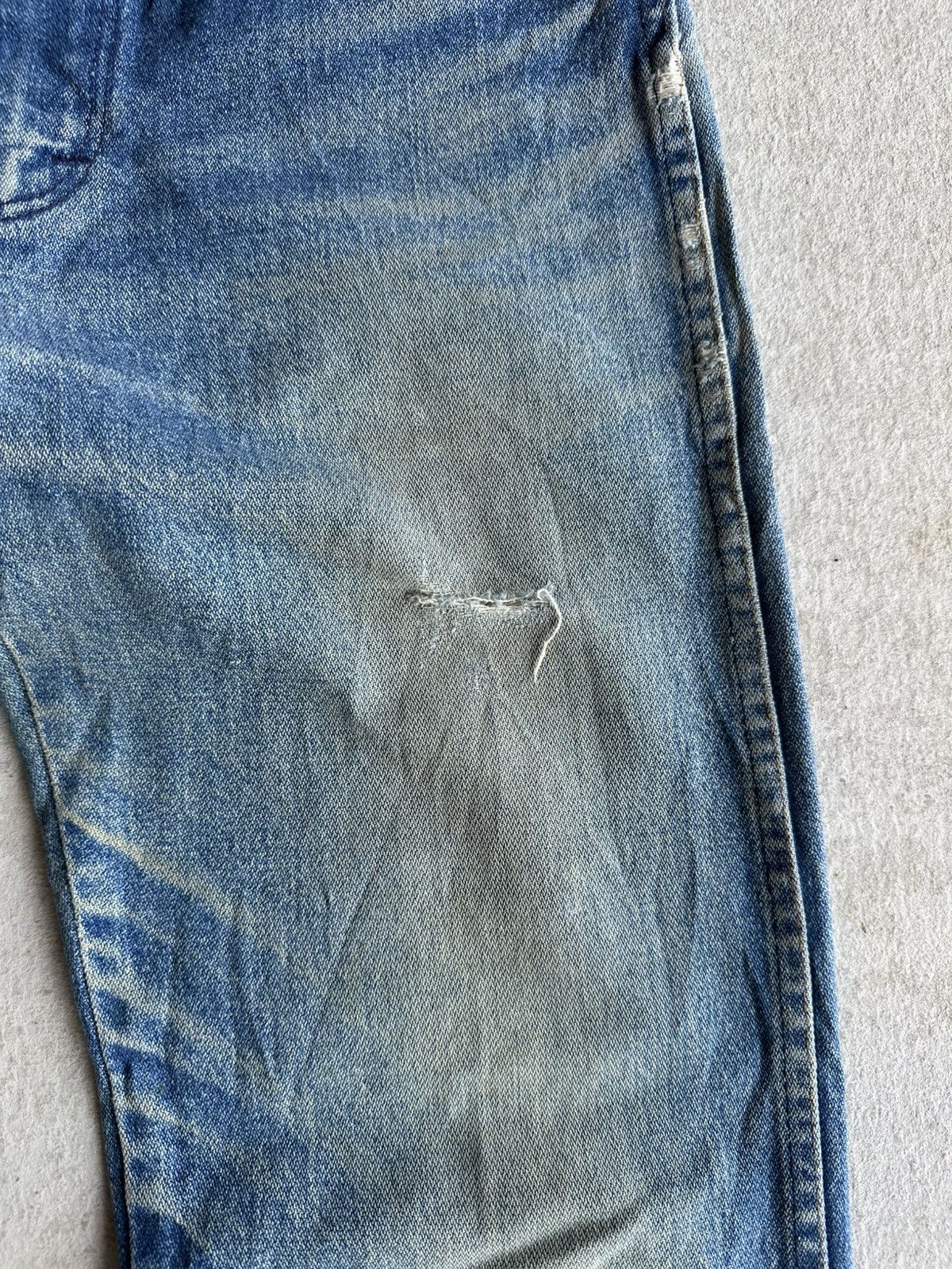 TAION Vintage WRANGLER Jeans Mudwash Talon Distressed Denim Pants Size US 28 / EU 44 - 8 Thumbnail