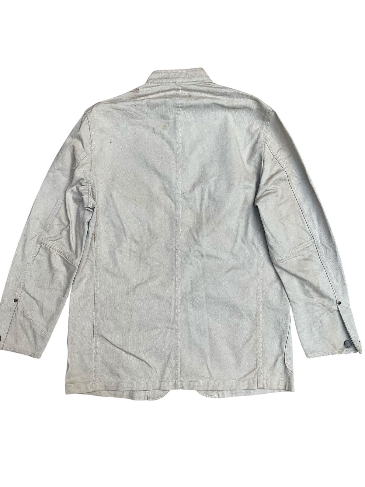 Eddie Bauer Eddie Bauer Denim Jacket Made in Japan Mandarin Collar Size US S / EU 44-46 / 1 - 2 Thumbnail