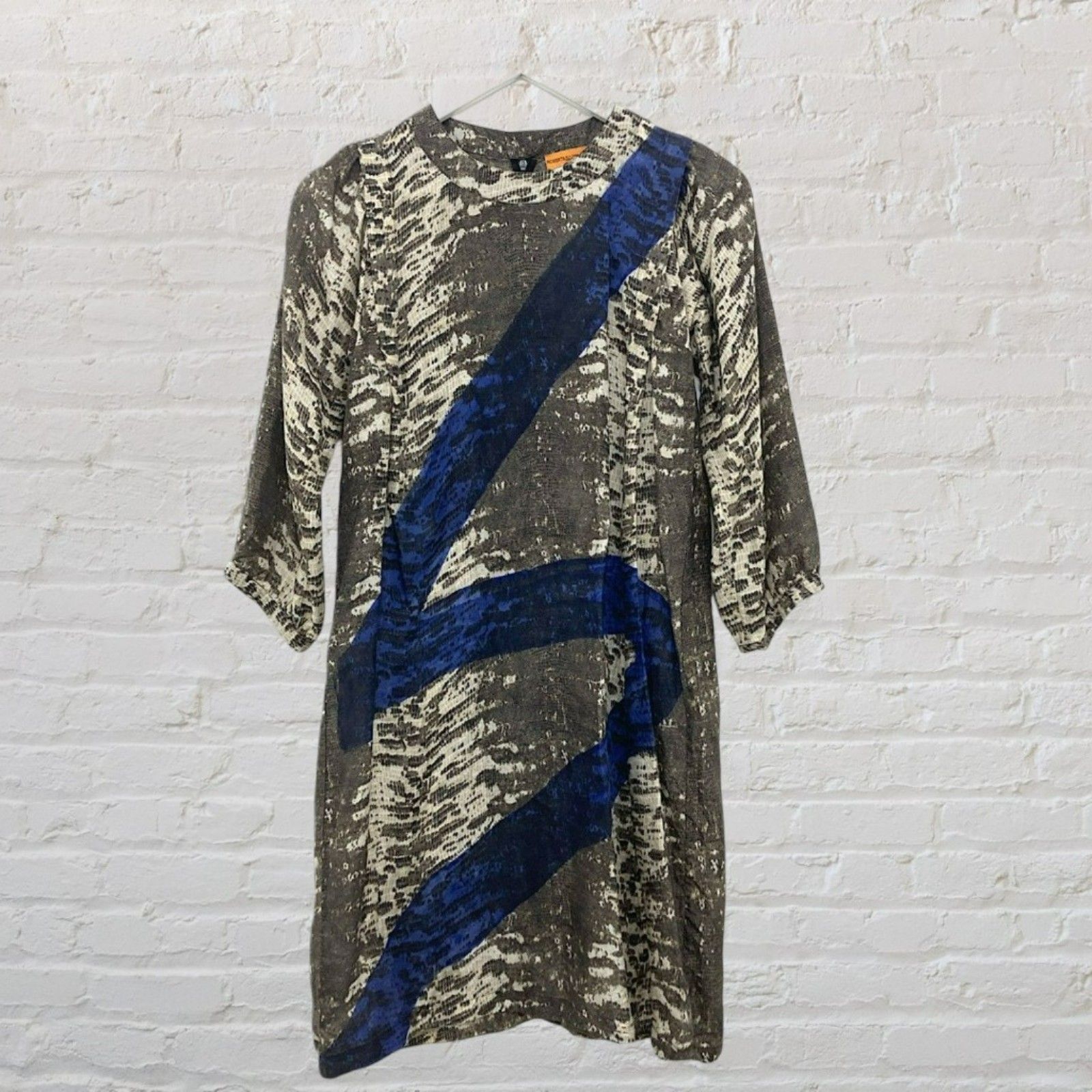 Anthropologie ANTHROPOLOGIE Roberta Freymann Silk Tunic Dress Size XS / US 0-2 / IT 36-38 - 2 Thumbnail
