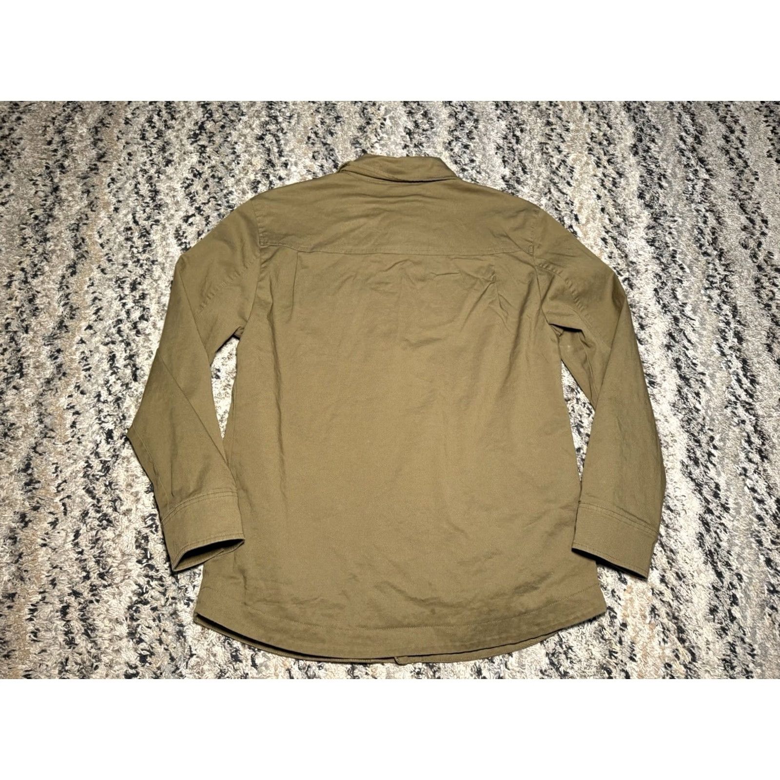 Brooks Brothers Brooks Brothers Khaki Button Up Jacket Utility Shacket Plaid Lined Mens Small Size US S / EU 44-46 / 1 - 8 Thumbnail