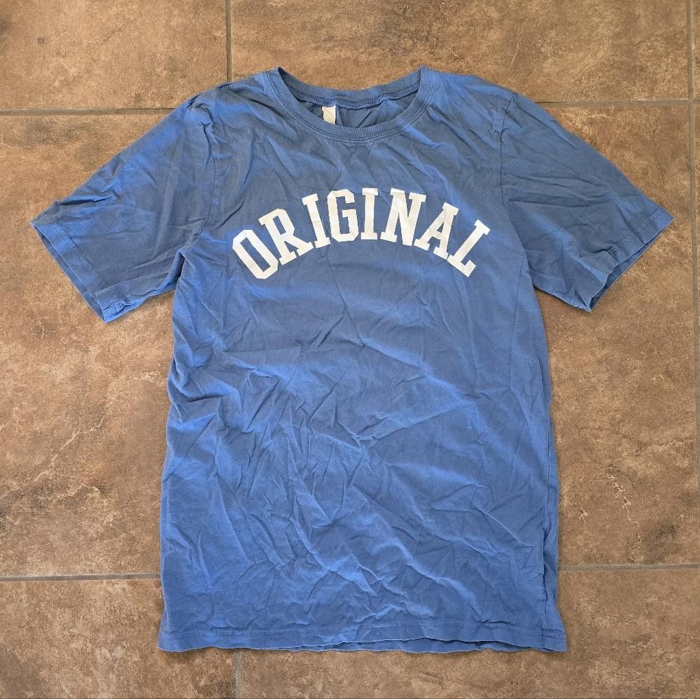 H&M Dust Blue Original H&M Short Sleeve Size M / US 6-8 / IT 42-44 - 1 Thumbnail