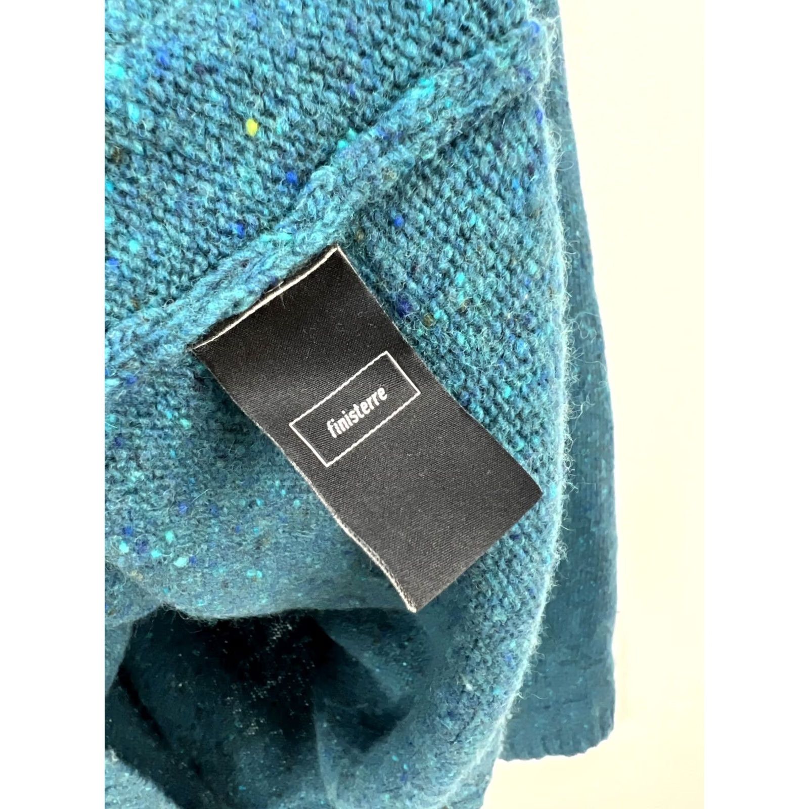 Finisterre Finisterre Sweater Mens 2XL Crew Neck Wool Pullover Solid Knit Logo Some Turquoise Vintage No Size US XXL / EU 58 / 5 - 5 Thumbnail