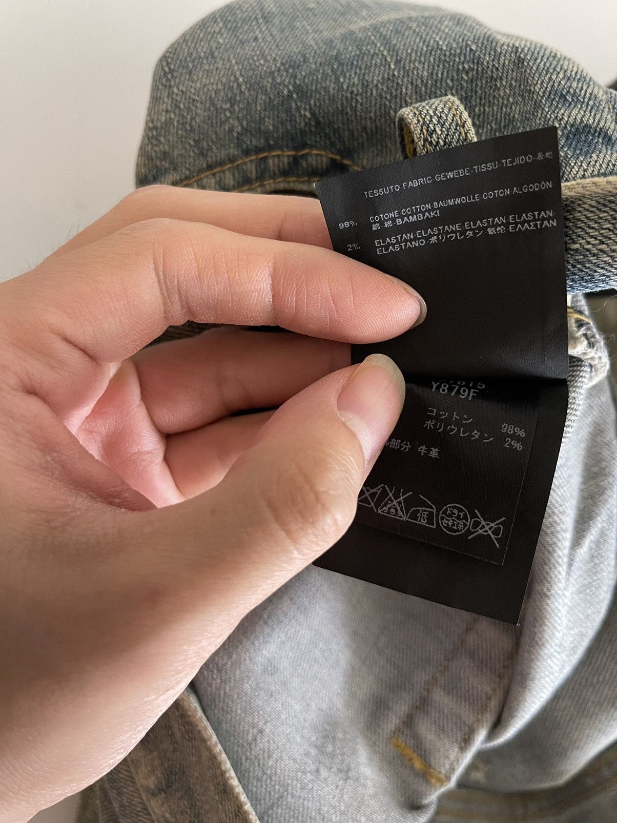 Saint Laurent Paris SLP 14AW Distressed Jeans Size US 31 - 5 Thumbnail