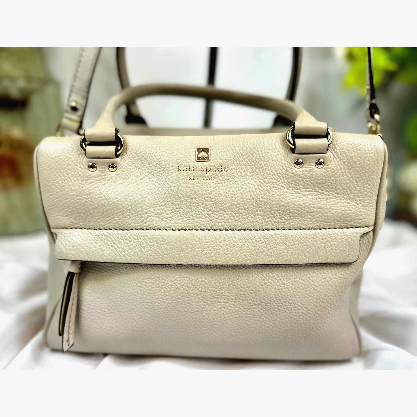 Kate Spade Kate Spade Grant Park Hadlen Crossbody Leather Moussfrost Size ONE SIZE - 4 Thumbnail
