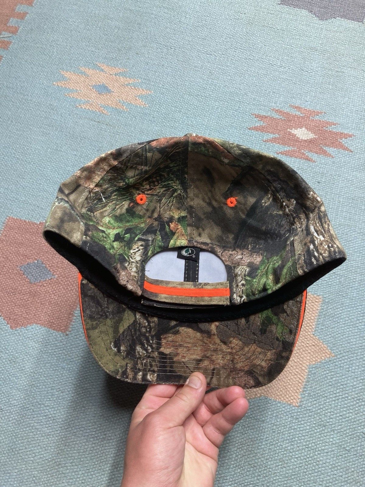 Mossy Oaks × Vintage Strapback hat camo mossy oak Penray automotive hi vis NWT Size ONE SIZE - 5 Thumbnail