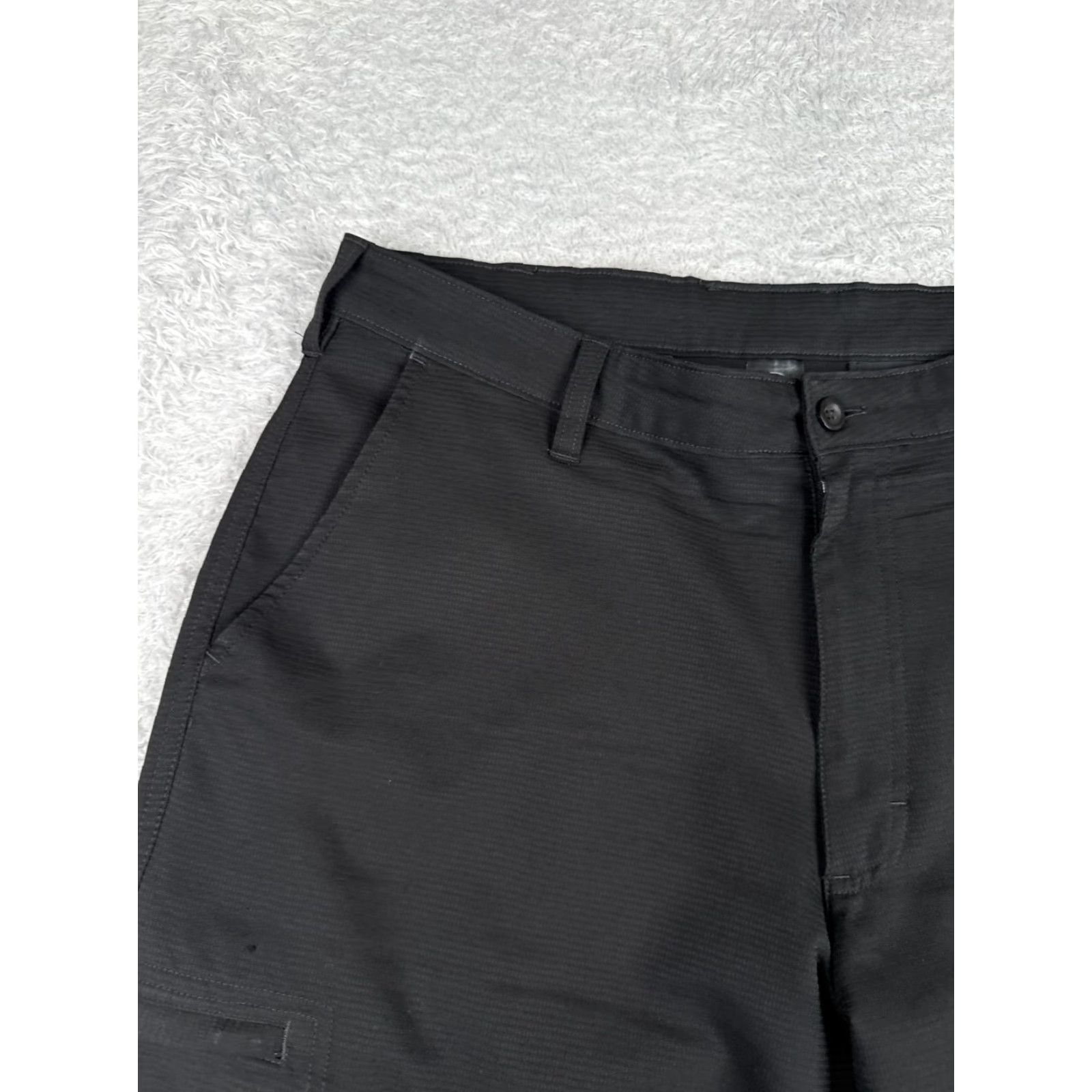 Champion Champion Shorts Men 34 Black Chino 100% Polyester Cargo Skate Beach Casual 34x10 Size US 34 / EU 50 - 4 Thumbnail