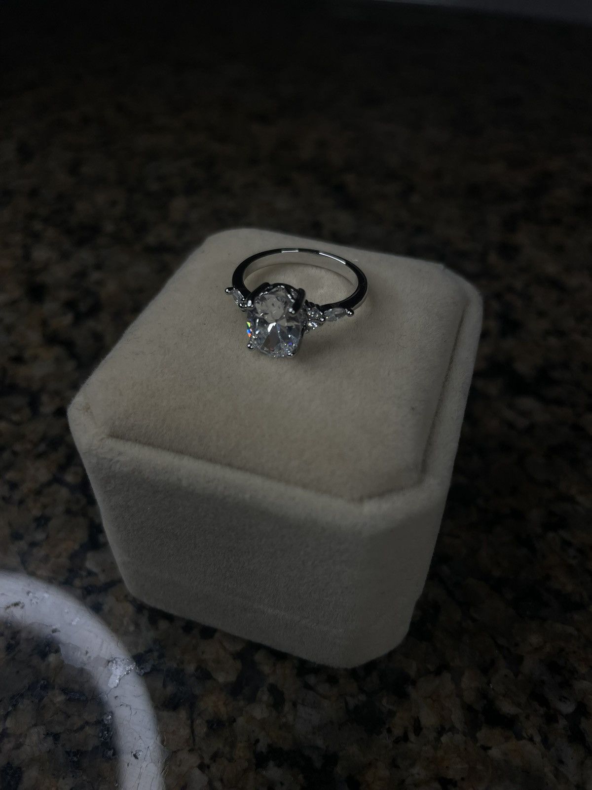 Other Moissanite Diamond Engagement Ring Size ONE SIZE - 1 Thumbnail