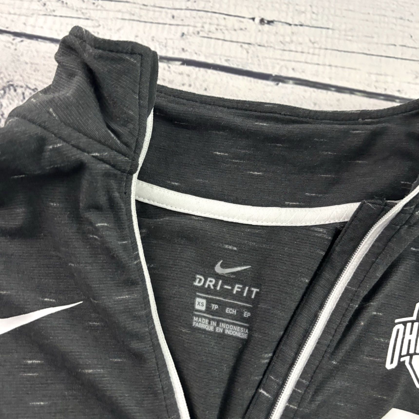 Nike Nike Dri-Fit Ohio State 1/4 Zip Pullover Jacket Women's XS Gray Size XS / US 0-2 / IT 36-38 - 2 Thumbnail