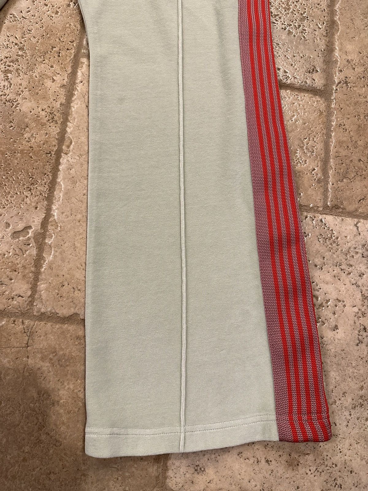 Maxfield Los Angeles × Needles Needles x Maxfield Mint Green / Red Velour Track Pants Size US 30 / EU 46 - 5 Thumbnail