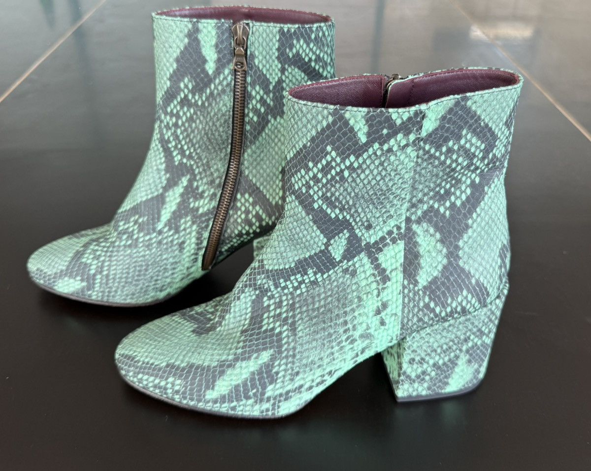 Dries Van Noten enkellaarsjes van Dries van Noten python leder Size US 8 / IT 38 - 1 Thumbnail