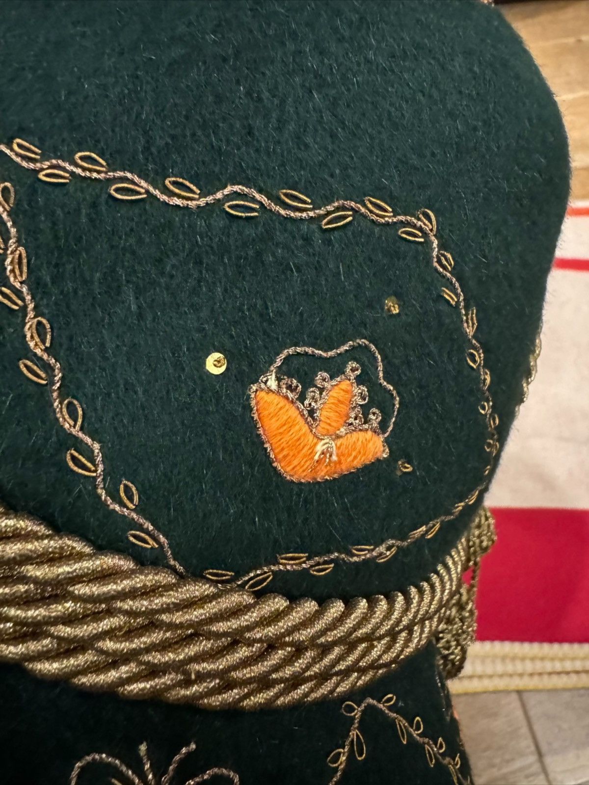 Gucci Gucci rare rabbit embroidery hat Size ONE SIZE - 3 Thumbnail