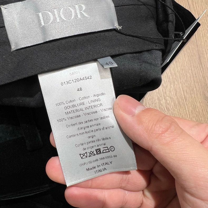 Dior Dior Black velvet suit trousers 2504-Nextarrow Size US 32 / EU 48 - 6 Thumbnail