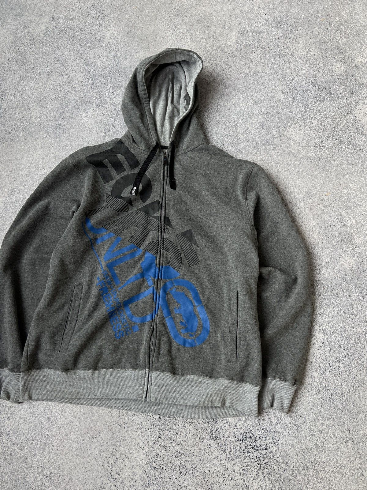 Ecko Unltd. × Vintage Vintage Ecko Unltd Big logo zip hoodie rap sk8 style Size US XL / EU 56 / 4 - 2 Thumbnail