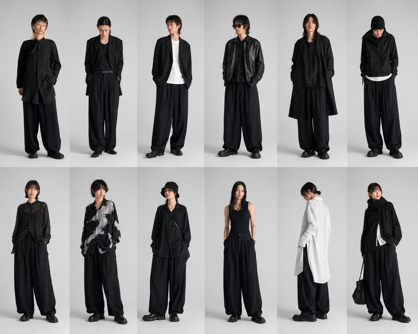Yohji Yamamoto Yohji Yamamoto Pour Homme Linen/Rayon Tab Pants trouser wide Size US 30 / EU 46 - 15 Thumbnail