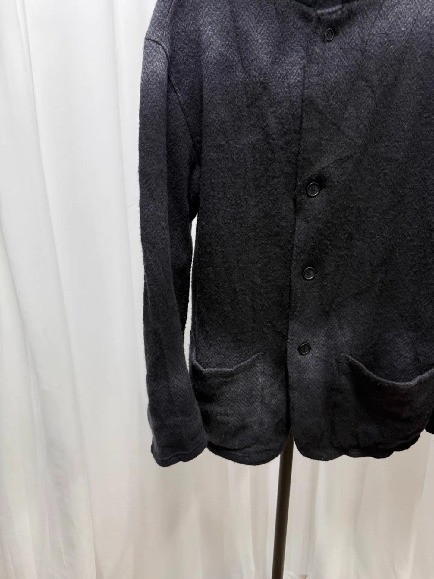 Yohji Yamamoto Yohji Yamamoto Pour Homme Dyed Wool Blazer K20 Size US L / EU 52-54 / 3 - 3 Thumbnail