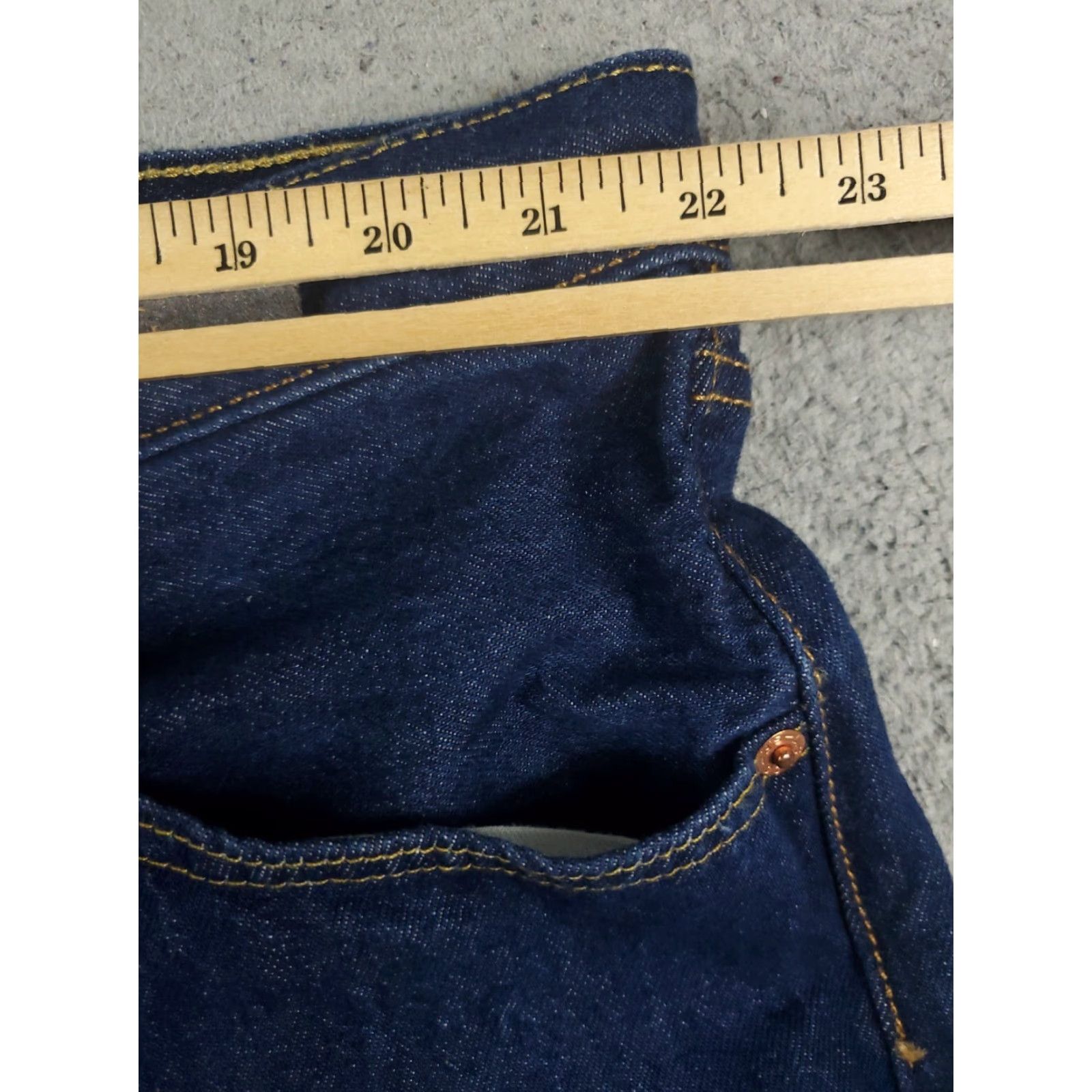 Levi's Levis 501 Jeans Mens Size 44x30 Blue Straight Leg Denim Pants Size US 44 / EU 60 - 4 Thumbnail