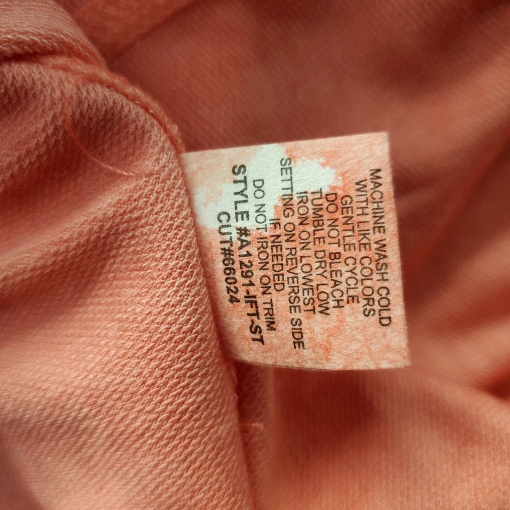 Vintage Cha Cha Vente Tunic Top Womens Size S Orange Rayon Stretch Eyelet Hem Round Neck Shirt Size S / US 4 / IT 40 - 8 Thumbnail