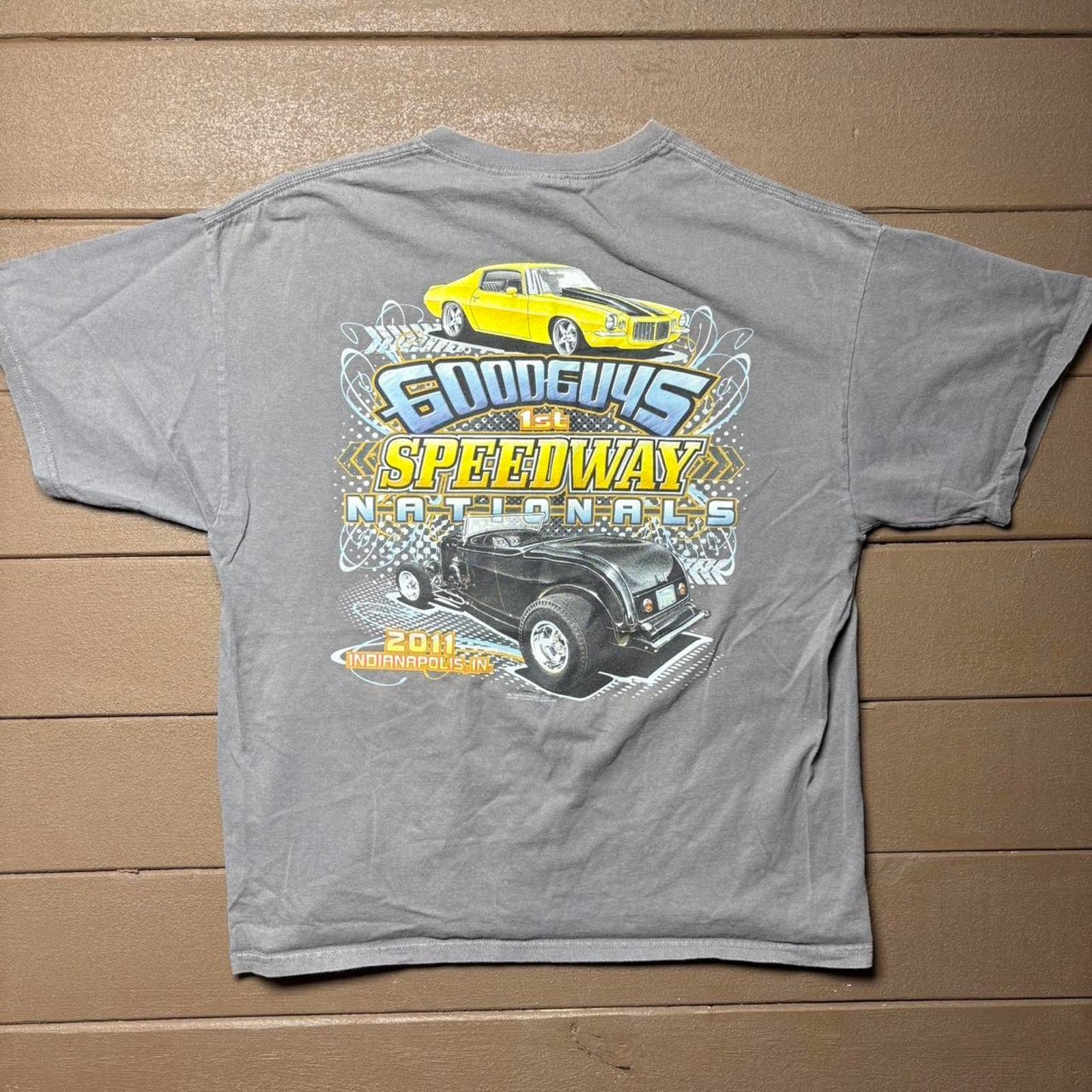 NASCAR Grey Good Guys 2011 Nationals Shirt Size US XL / EU 56 / 4 - 1 Thumbnail