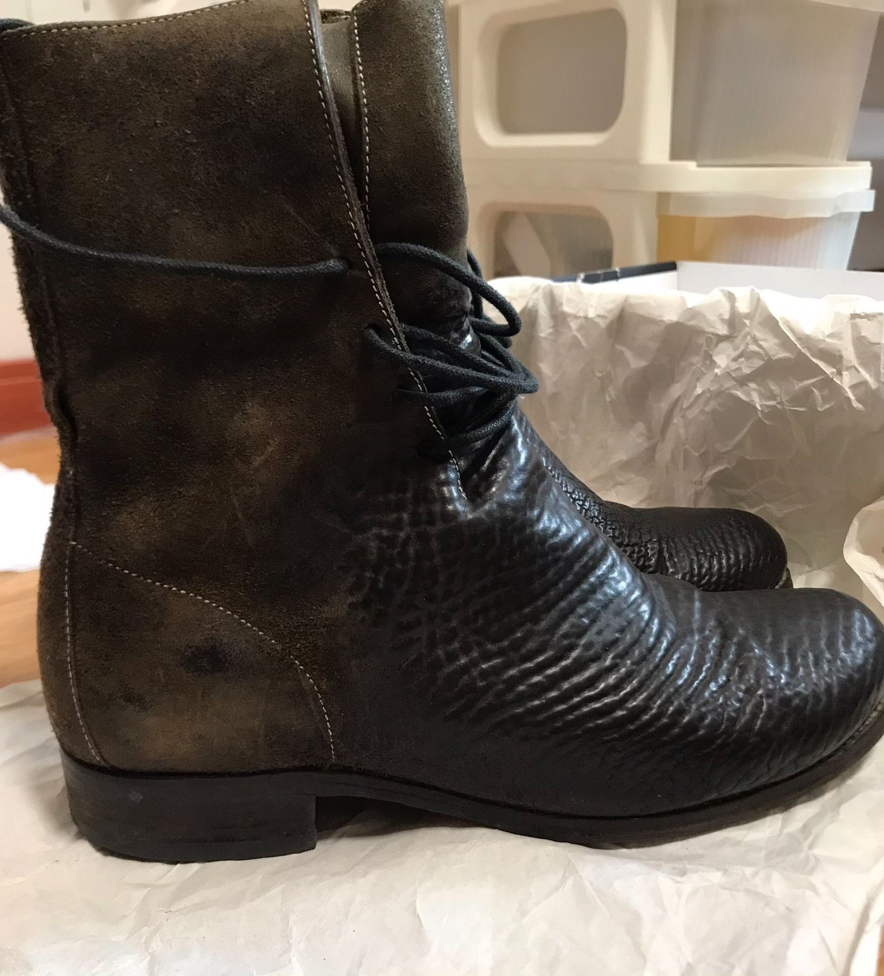 A1923 A DICIANNOVEVENTITRE A1923 Artisan High Boots WWWW0/2609 Size US 10 / EU 43 - 4 Thumbnail