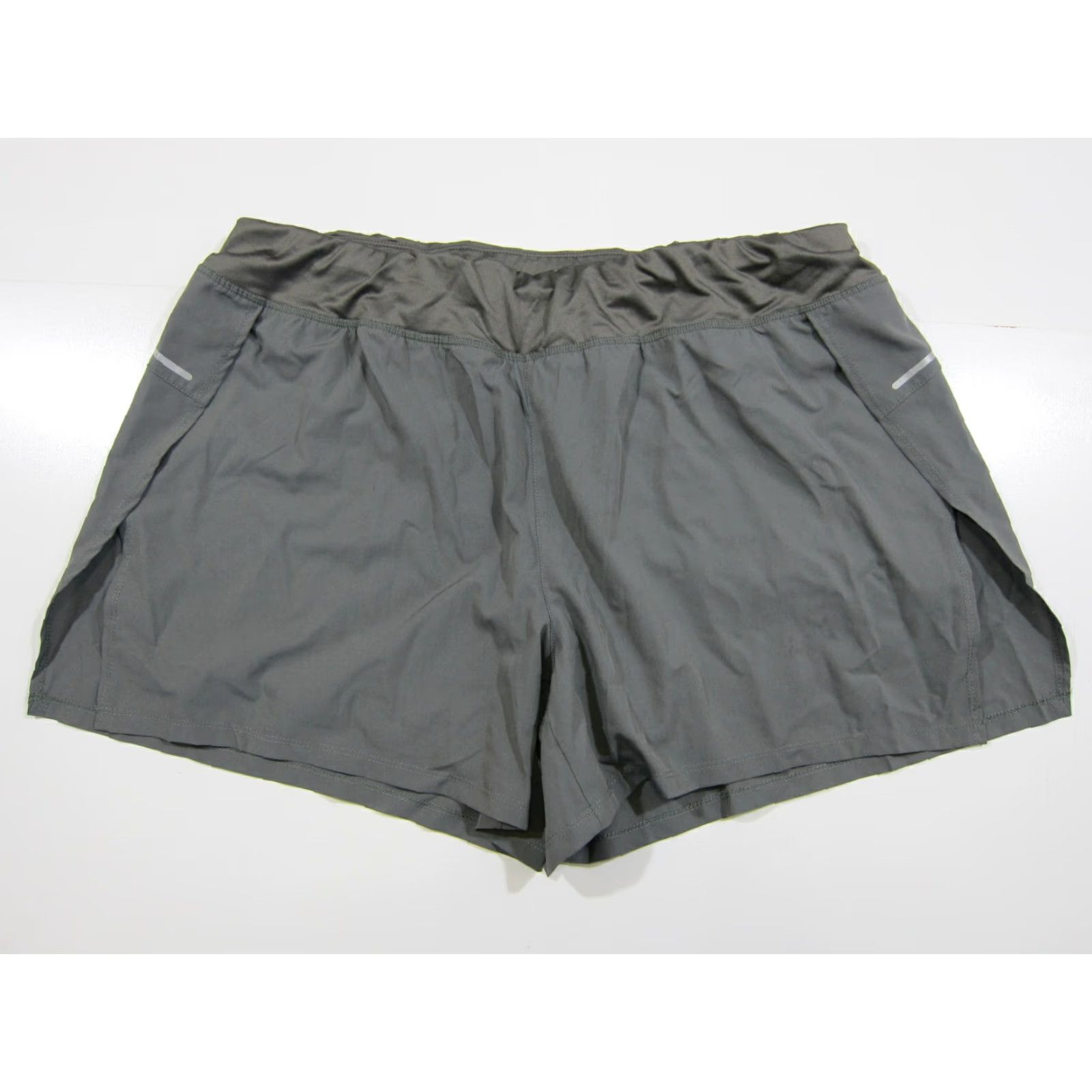 Avia Avia Grey Stretch Lined Yoga Run Hike Workout Shorts Women XL 16-18 34" Waist Pockets Lined Outdoor Grey 90s Style Womens Size 34" / US 12 / IT 48 - 6 Thumbnail