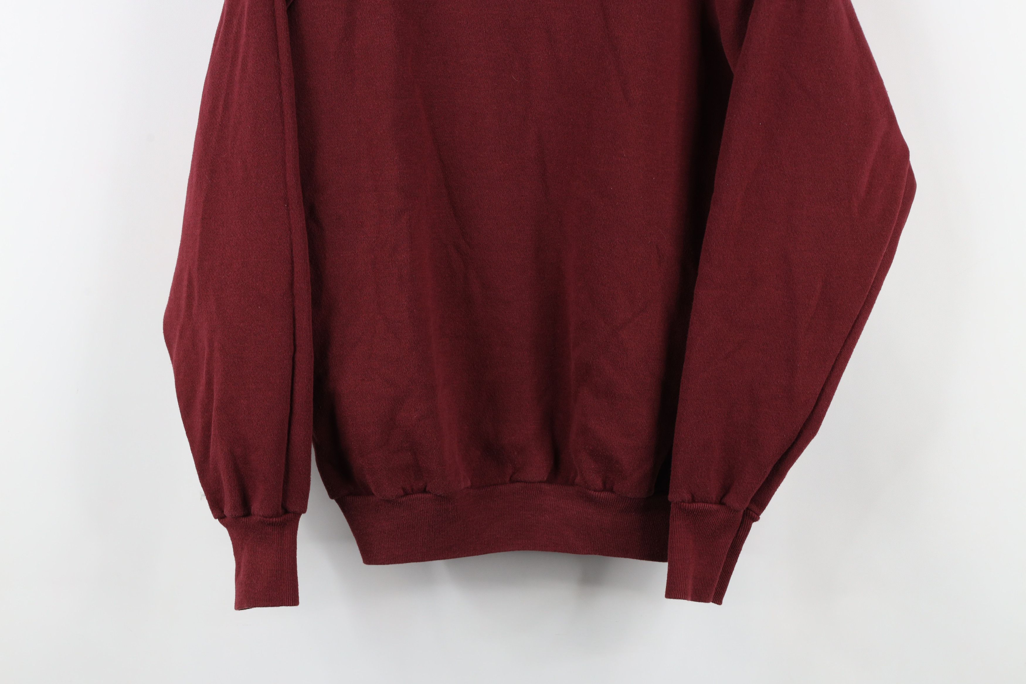 Vintage Vintage 60s 70s Healthknit Crewneck Sweatshirt Burgundy USA Size US L / EU 52-54 / 3 - 3 Thumbnail