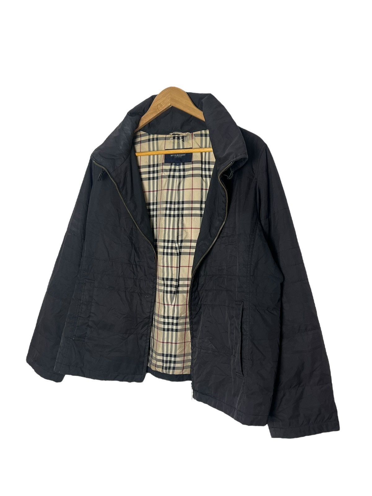 Burberry Vintage Burberry Light Jacket Hooded Size US L / EU 52-54 / 3 - 3 Thumbnail