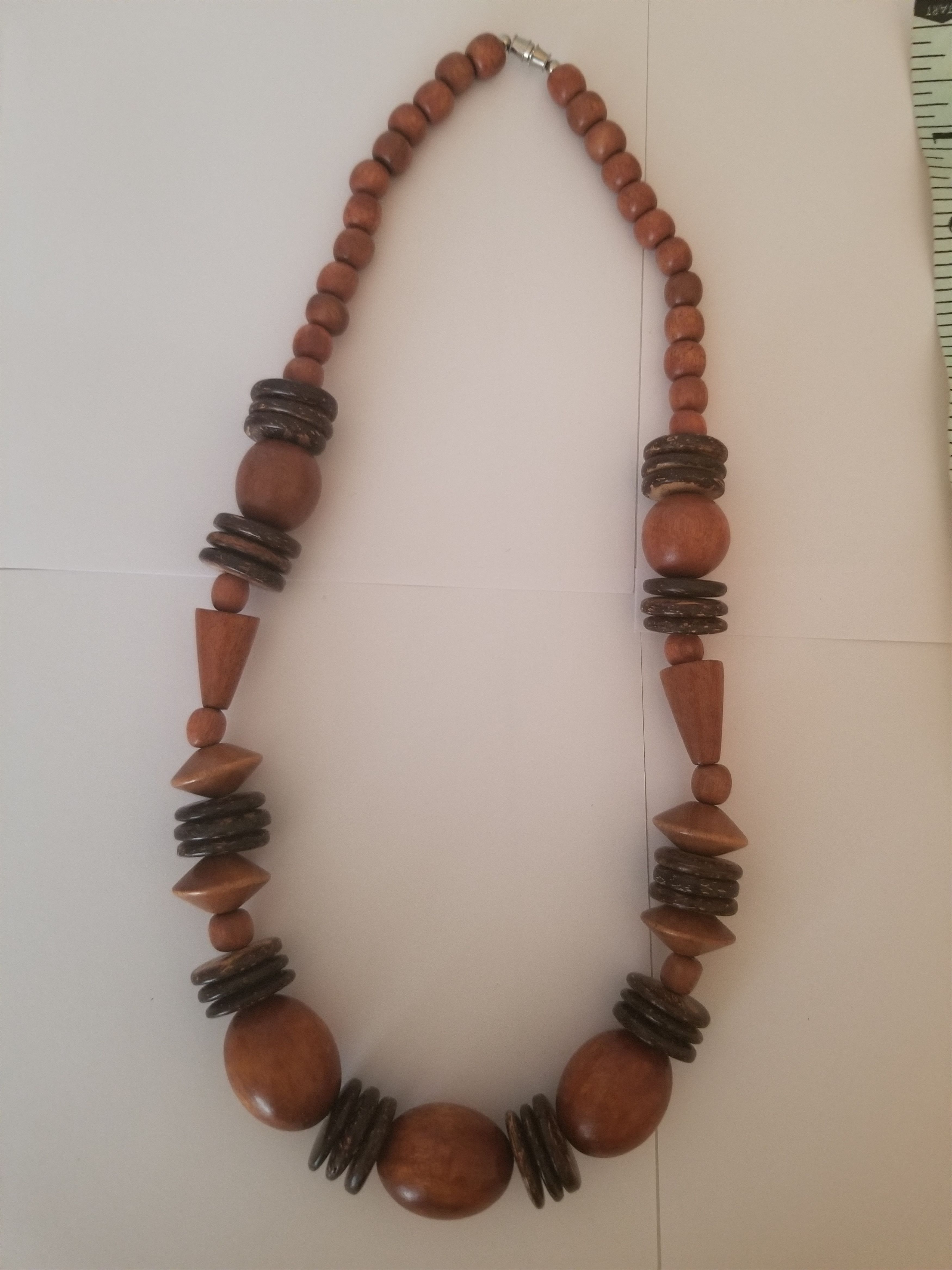 Other African Tribal Necklace Wood Beads JEWLERY Size ONE SIZE - 2 Thumbnail