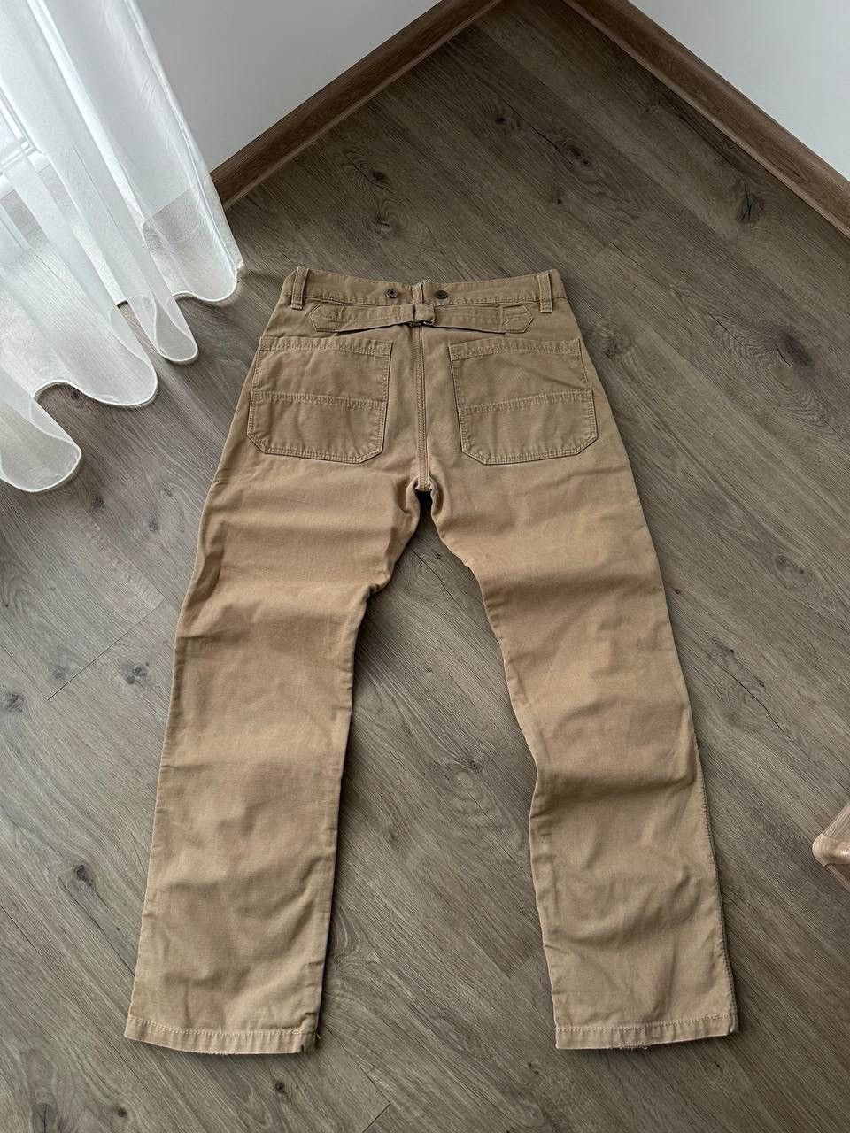 Japanese Brand × Pike Brothers × Vintage Vintage Pike Brother Brown Hunting Denim Pants Size US 32 / EU 48 - 12 Thumbnail