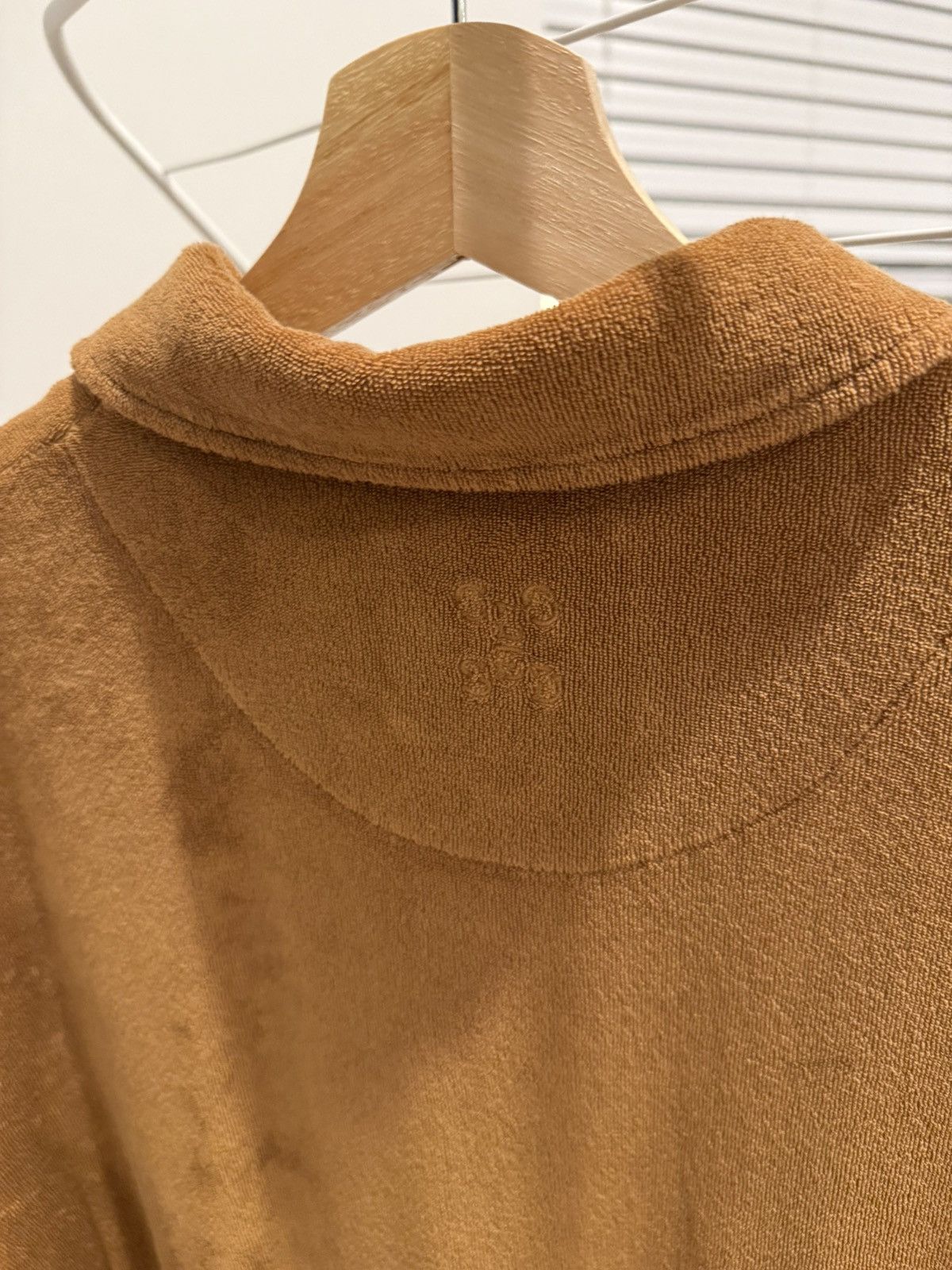 CLOSED CLOSED Terry Cloth Polo Shirt – Brown / Rust Size US L / EU 52-54 / 3 - 5 Thumbnail