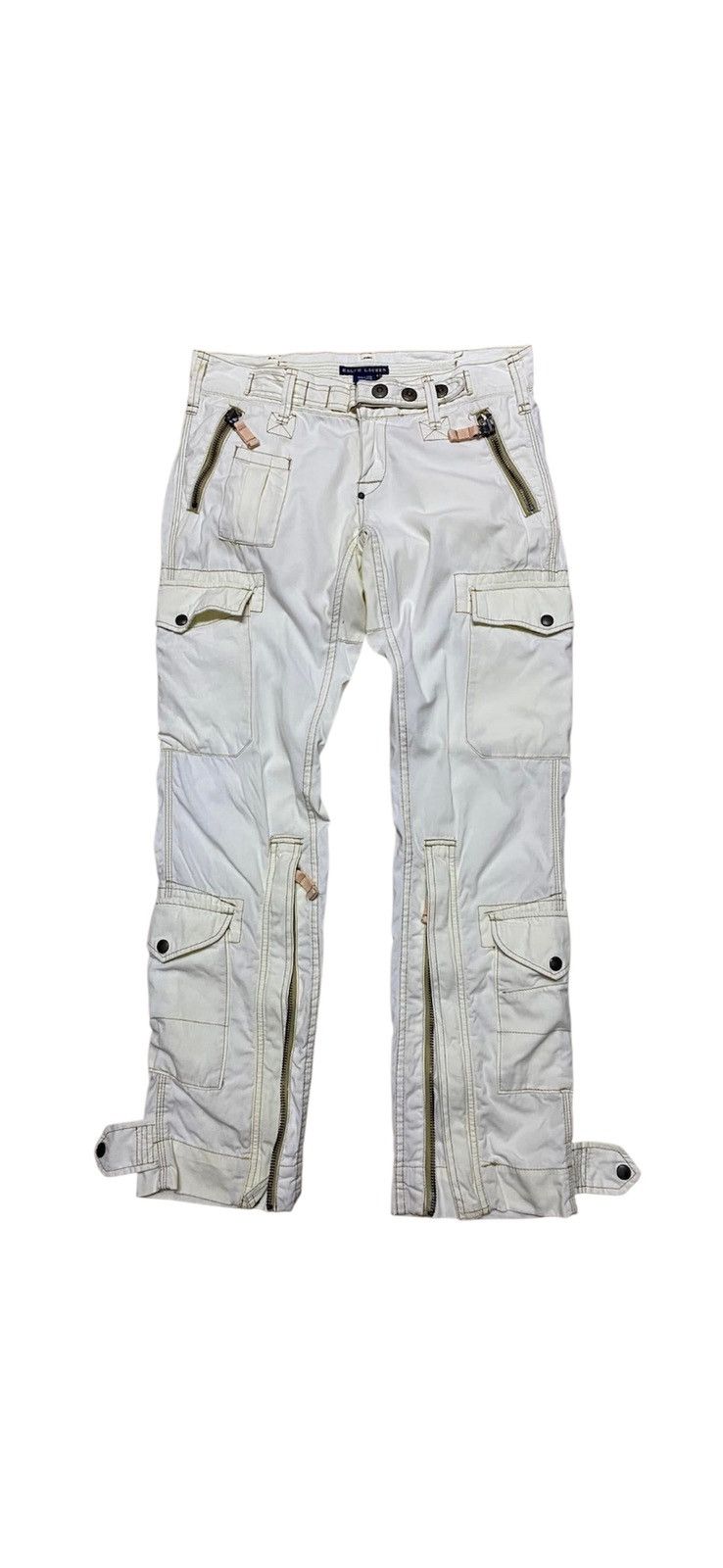 Polo Ralph Lauren 90s polo ralph laurent military multipocket tactical pants Size 25" / US 0 / IT 36 - 2 Thumbnail